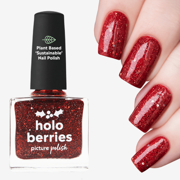 Best Dark Deep Glitter Christmas Red Gel Polish for Nail Designs – AIMEILI GEL  POLISH