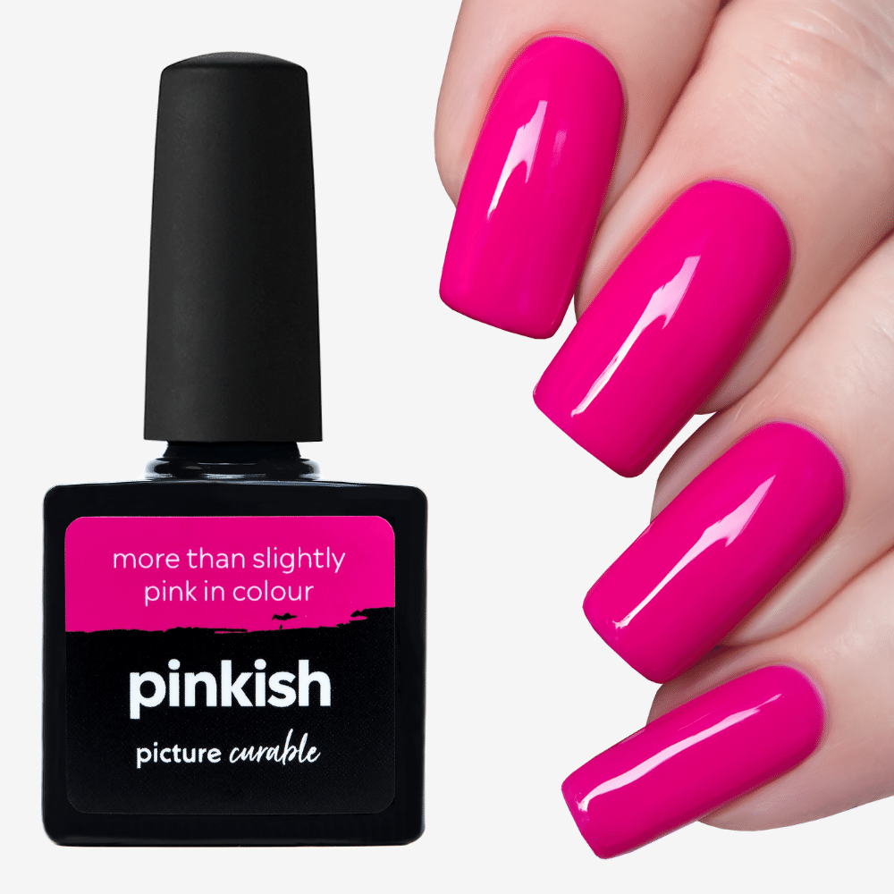 Pinkish Curable Lacquer