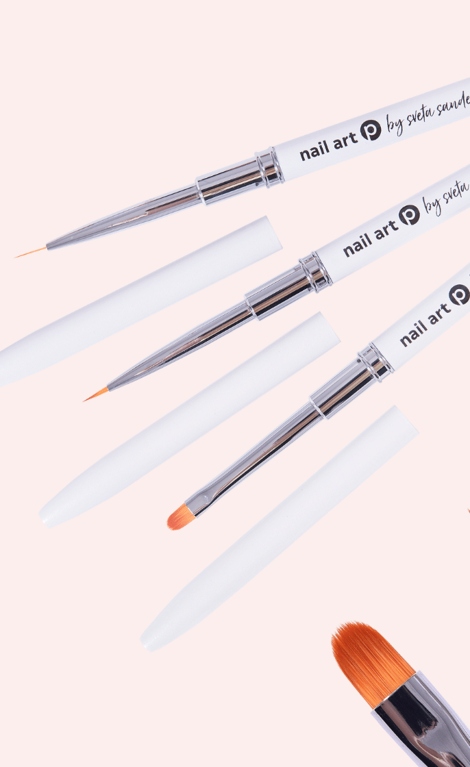 What Are the Three Most Essential Nail Art Brushes?
