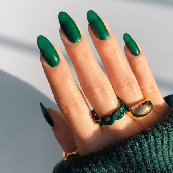 Fir Coat Sultry Emerald Green Holographic Nail Polish - Etsy