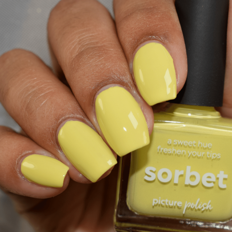 Light Yellow Nail Polish, Pastel Yellow Nail Colour | Picture Polish