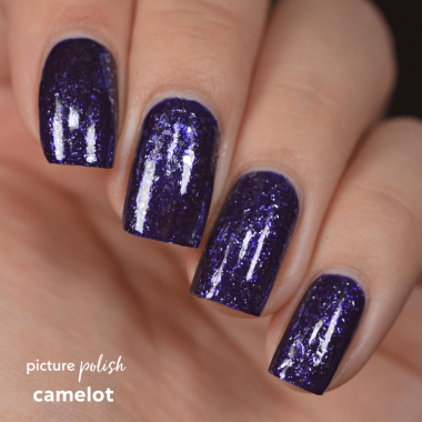 Camelot Nail Polish Yellow Complexion Swatch