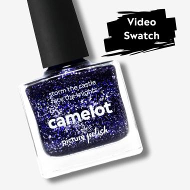 Purple Flakie Nail Polish Video Swatch