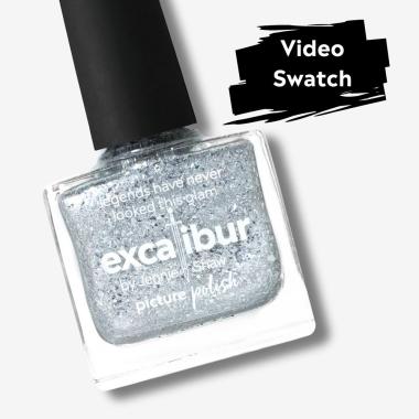 Silver Flakie Nail Polish Video Swatch