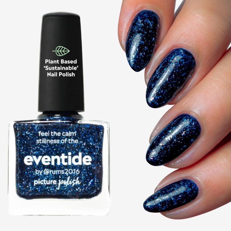 Eventide Nail Polish, Blue & Silver Flakie Nail Polish | Australia